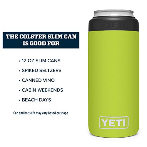 Image of YETI Rambler 12 oz. Colster Slim Can Insulator for the Slim Hard Seltzer Cans, Chartreuse