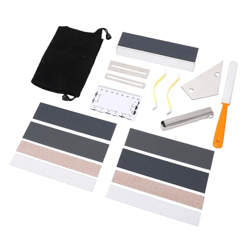Kit d'entretien de frettes de guitare 18 pièces pour éliminer la frise
