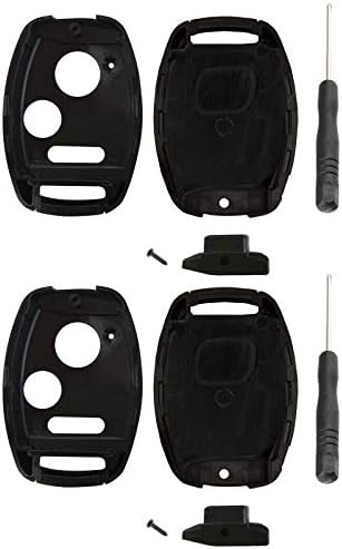 2 Key Fob Case Shell for Honda Accord Civic CR-V & More (Swap Your Original Blade)