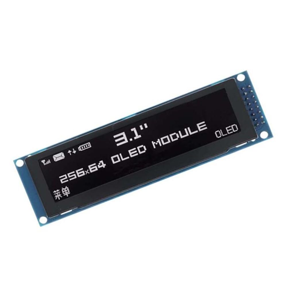 3.12 inch OLED display 256 x 64 OLED LCD display SSD1322 module 16-pin (white)