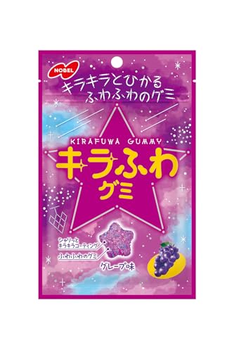 ノーベル製菓 キラふわグミ グレープ味 50g ×6個のサムネイル