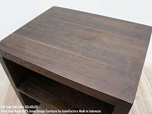 極厚無垢材　オーディオラック　ヨーロピアンビーチ材 楽天市場】オールドチーク無垢材 オーディオラック 2段 幅50cm