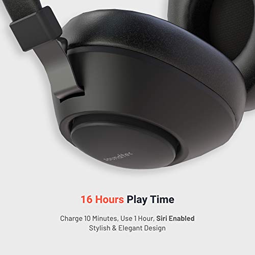 Image of Porodo Soundtec Deep Sound Wireless Over-Ear Headphone - Black