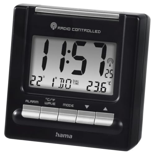 Hama Radiowecker Digital, Schwarz, S