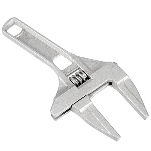 Joikit 2 Pack 8 Inch Adjustable Bathroom Wrench, 6-68Mm Ultra Large Opening Jaw Short Handle Shank Spanner, Multifunctional Aluminum Alloy Toilet Plumber Wrench Repair Tool For Sink Plumbing Fitting #TOP3