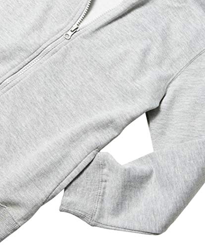 Blusão com capuz de moletom, Tip Top, Meninos, Cinza Mescla, 10