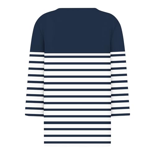 3/4 Length Sleeve Womens Tops Henley Shirts for Women V Neck Summer Trendy Work Clothes Ladies Fashion Outfits S-3XL3