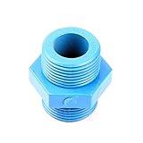 Jardin Irrigation Bleu Groove Straight Groove Tuyau d'eau Raccord