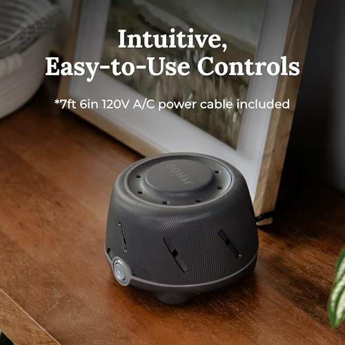 Yogasleep Dohm Classic White Noise Machine — Charcoal — view 6