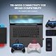 GameSir Super Nova kabelloser 1000Hz Controller mit Ladestation – Hall-Effekt-Sticks, verstellbare Trigger – Switch/Switch 2 Gyro, PC, Mobilgeräte – Nightfall Blue