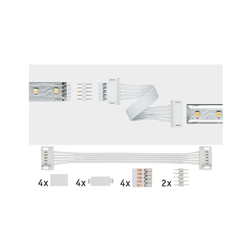 Paulmann Verbinder-Set 144W (max) Kabellänge: 10cm 24V Kunststoff (L x B x H) 100 x 19 x 7mm 70919