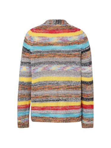 Godoboo Damen Strickjacke Regenbogen Cardigan Pullover Winter Strickpullover Elegant Offen Langarm Outwear Strickmantel Warm Strickpullover Herbst Winter Strickcardigan