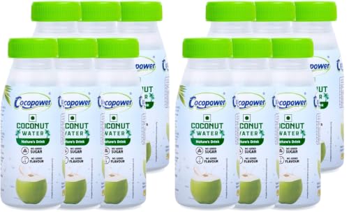 Image of Cocopower Coconut Water | Instant Rehydration | No Added Sugar | Refreshing Recharge! | 200ml (Pack of 12)
