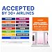Cabin Trolley Case 53x38x22 Cabin Suitcase, Built in Lock, Lightweight Carry On, 8 Wheels, Wet Pocket, Suitable for Ryanair, Easyjet, Paid Hand Luggage Carry-Ons (53 x 38 x 22 cm 43l)