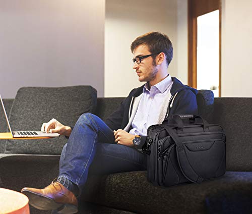 KROSER-Laptop-Bag-Premium-Laptop-Briefcase-Fits-Up-to-173-Inch-Laptop-Expandable-Water-Repellent-Shoulder-Messenger-Bag-Computer-Bag-for-TravelBusinessSchool