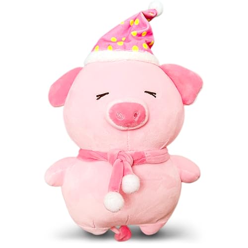 LoYuSenn Cute Pig Stuffed Animal Plush Toys, 13-Inch Pig Plush Toys for Kids Birthday Gift, Cute Plushies, Hugging Stuffed Animals for Girls and Boys, Pink Plush Toys for Home Decor, Party Favors