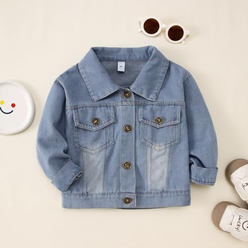 CM C&M WODRO Toddler Boys Girls Denim Jacket Big Brother Sister Embroidery Kids Jeans Jacket Top Button Down Coat Outerwear2