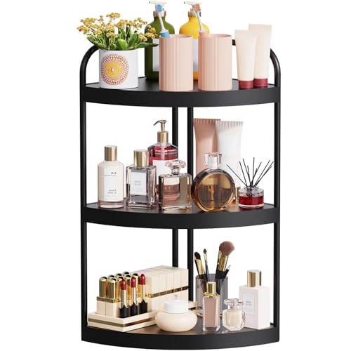 Abiglifty Corner Bathroom Counter Organizer, No Drill 3-Tier Corner Shelf