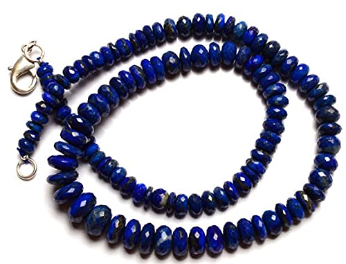 Lapis-lazuli naturel en perles régulières sans teinture pour éviter la décoloration des bijoux