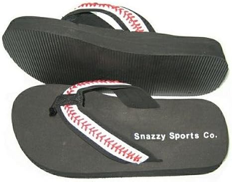 baseball flip flops amazon
