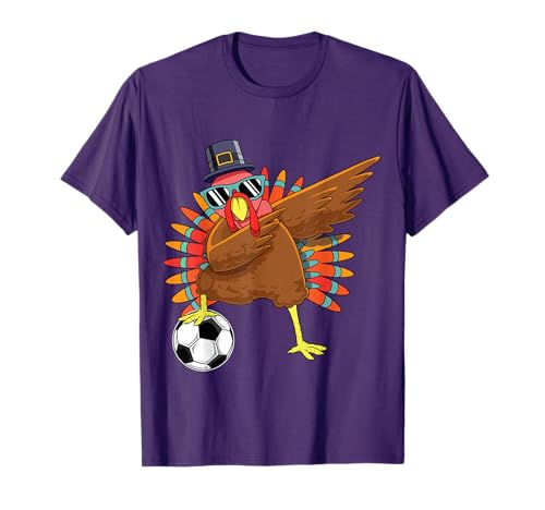 Thanksgiving Dabbing Turkey Dab Boys Gifts T-Shirt