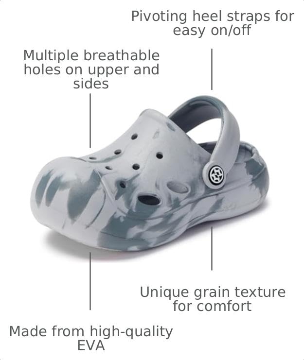 Image of KVbabby Toddler Kids Clogs for Boys Girls
