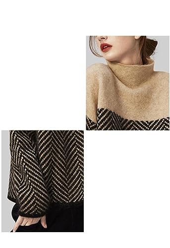 Autumn Winter High Collar Jumper Casual Fashion Warm Sweater Ladies Loose All-Match Knitting Bottoming Pullover Top3