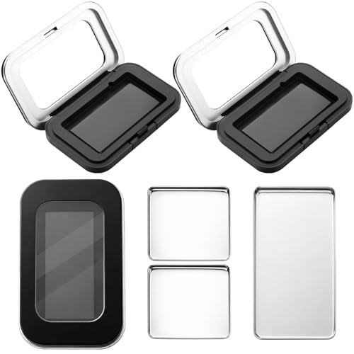 Singhoow 2 Pack Magnetic Needle Holder Case with Clear Lid