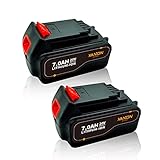 VANON 2Pack LB2X4020 7.0Ah Replacement for Black and Decker 20v Lithium Battery LBXR2020 LBX4020 LB2