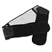 Cabilock Back Support Self Heating Lumbar Belt Anti Fatigue Spine Injury Prevention Back Waist Brace Belt Band Support Protector for Slipped Disc Backache Sciatica-Size L (Black) Back Brace