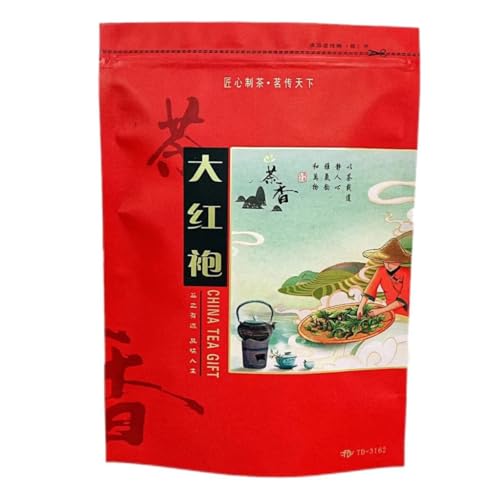 250g De Tee Oolong Chino Túnica Roja Grande Puro Y Tostado a Mano Té Negro Oolong Original Hecho a Mano Sabor Chino Intenso Bebida De Tea Maduro
