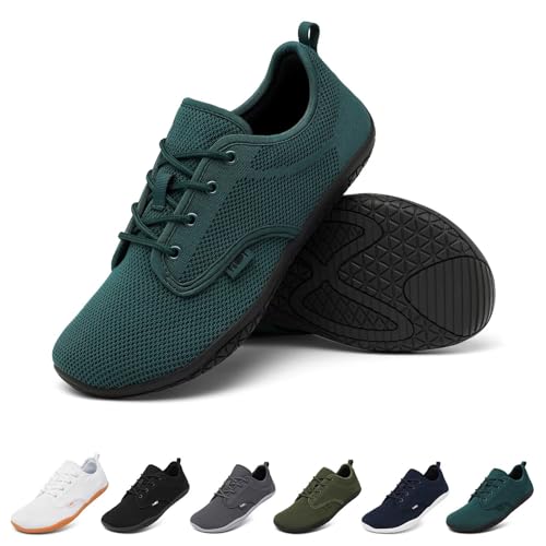 Geweo Zapatillas Barefoot Hombre Mujer Zapatos Descalzos Barefoot Shoes Minimalistas Deporte Sneakers Para Trail Running Correr Caminar Gimnasio Senderismo Fitness Ligeras Cómodo,Verde 38 Eu Geweo Zapatillas Barefoot Hombre Mujer Zapatos Descalzos Barefoot Shoes Minimalistas Deporte Sneakers Para Trail Running Correr Caminar Gimnasio Senderismo Fitness Ligeras Cómodo,Verde 38 Eu