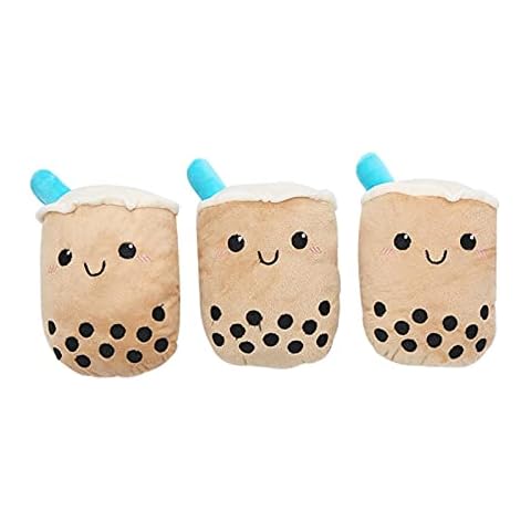 Juguetes de Peluche Squeaky FENGCHUANG Boba Bubble Tea Cover