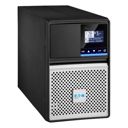 Eaton 5P850IG2           protege tus servidores con energía ininterrumpida de 850 VA y gestión de batería