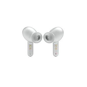 JBL Live Pro 2 - True Wireless Noise Cancelling Earbuds, up to 40 Hours of Playback with Wireless Charging, 6 mics for Perfect Calls, Touch & Voice Control, IPX5 Water Resistant (Silver)