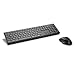 Produktbild CSL Basic - Tastatur & Maus Set | kabellos | schwarz | Office | Multimedia | Desktop | QWERTZ-Tastenlayout