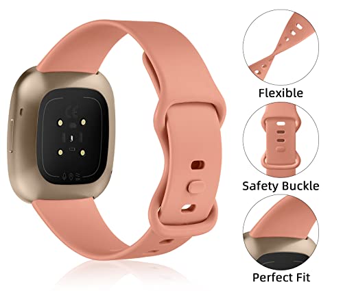 JUVEL Pack 4 Straps Compatible with Fitbit Versa 3 Strap/Fitbit Versa 4/Fitbit Sense/Sense 2 Strap - Image 2