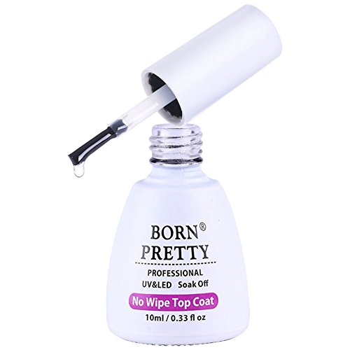 Born Pretty 10ml Top Coat No Wipe Soak Off for UV LED Nail Art Gel Polish Born Pretty 10ml Top Coat No Wipe Soak Off for UV LED Nail Art Gel Polish