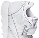 Reebok Unisex Baby Classic Leather 2V Sneaker, White/Carbon/Vector Blue, 23 EU