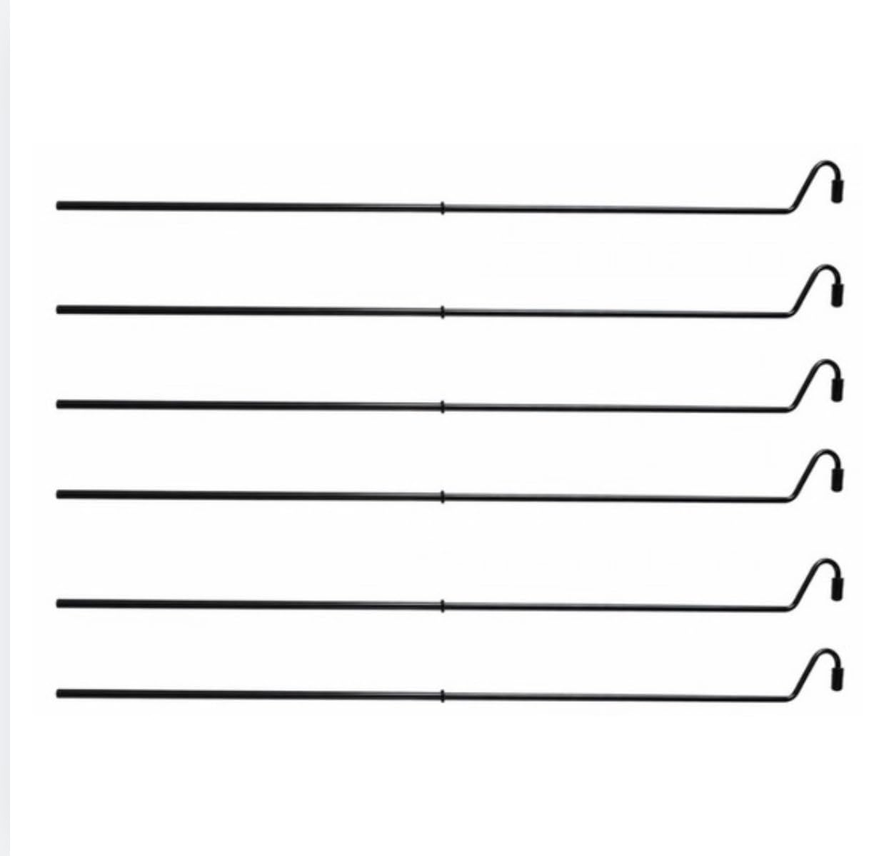 1 x Designed to fit TentBox Lite 2.0 Replacement Awning Porch Pole, Black, 1 Porch Pole