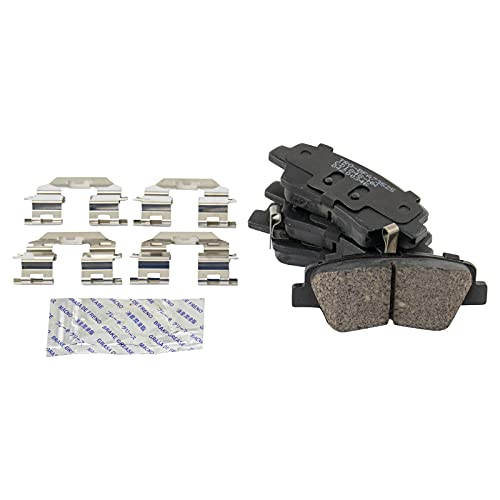 Image of TRQ Rear Brake Pad & Rotor Kit Ceramic Compatible with 17-21 Sportage 16-21 Tucson