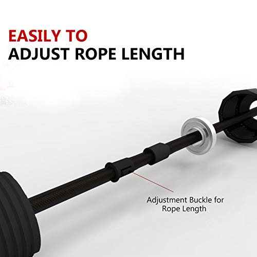 image for Hudii Jump Ropes, Smooth Ball Bearing Skipping Ropes with 6“ Foam Ha