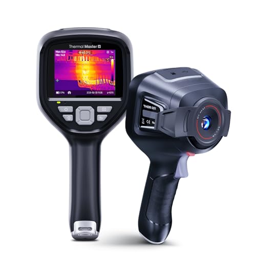 Thermal Imaging Camera Thor001 with Macro Lens Handheld Thermal Imager, 640x480 3.5 Inch IPS Screen, Super IR Resolution 512x384 Supports Video Recording with Voice Notes 35 mK 1.5°C Accuracy Thermal Imaging Camera Thor001 with Macro Lens Handheld Thermal Imager, 640x480 3.5 Inch IPS Screen, Super IR Resolution 512x384 Supports Video Recording with Voice Notes 35 mK 1.5°C Accuracy