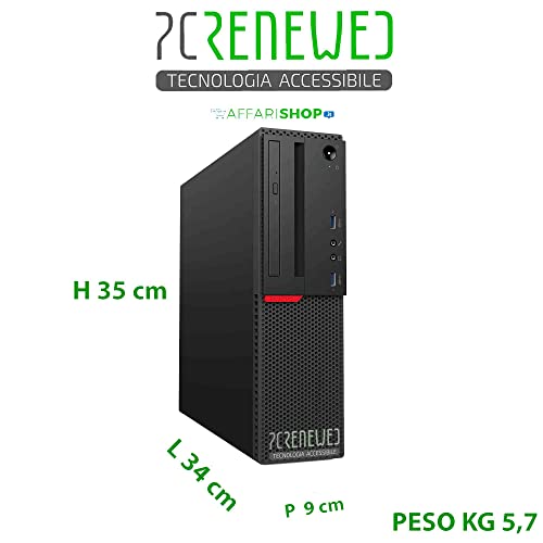 PcRenewed Pc Fixo Überholung Desktop-Computer I5 6500 RAM, 16 GB SSD 500 GB Microsoft Office und Windows 11 Wi-Fi-Netzwerkkarte (Generalüberholt) – Bild 7