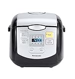 Panasonic SR-ZC075K 4-Cups (Uncooked) Rice Cooker & Multi-Cooker, Black