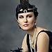 FEPITO 8-Piece 1920s Flapper Great Gatsby Accessories Set - Fashion Roaring 20's Theme with Headband, Headpiece, Long Black Gloves, Necklace, Earrings for Women