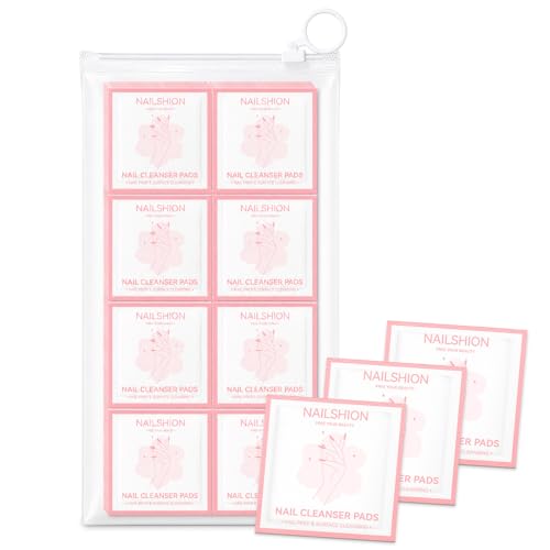 Nail Prep Cleanser Pads, 100PCS Individually Wrapped &amp; Lint-free