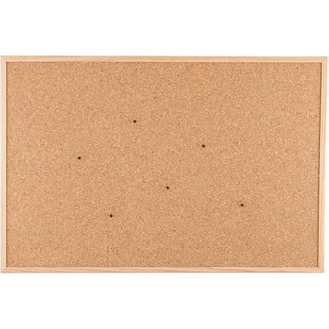 Go4Cork Double-Sided Cork Bulletin Board Cover