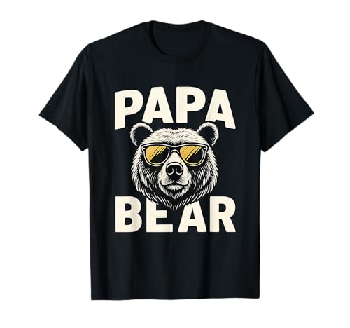 Papa Bear T-Shirt – Cool Father’s Day Gift for Dads Who Rock T-Shirt