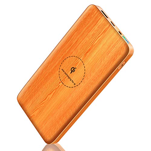 Cargador inalámbrico 10000mAh batería externa portátil iPhone Samsung